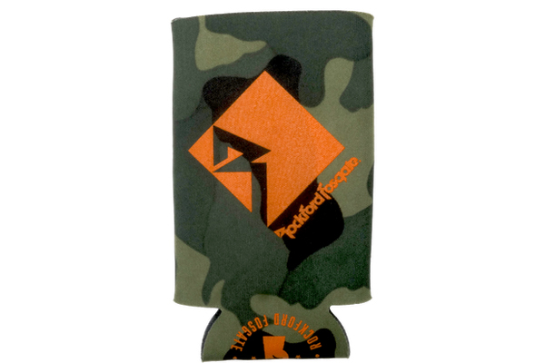  POP-CAMOKOOZIE19 / Camo Slim Line Koozie with RF Logo